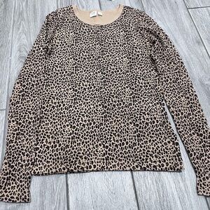 Leopard Print Long Sleeve Shirt